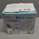 PeckCam Smart Bird Feeder with Camera 2K HD Auto Detect & Notify, AI Identify 10000+ Birds Camera with Solar Panel 5 Perch Attachments Wireless Outdoor Birdwatching Gift for Birds Lover, Blue