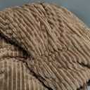 Generic
Breathable Throw Blanket for Couch, Lightweight Warm Blanket, Cozy Fluffy Faux Rabbit Fur Striped Throw Blanket for Sofa Chair Bed Living Room(Brown,180x200cm)