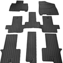 All Weather Floor Mats for 2022-2025 2026 Kia Carnival 8-Seater(Not for Hybrid & Prestige Models)(Not for 2025 Hybrid) for Kia Carnival Floor Mats Liners & Cargo Liner & Backrest Mats Accessories