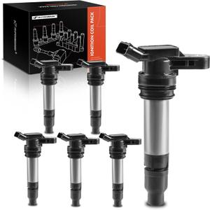 A-Premium 6PCS Ignition Coil Packs Compatible with Land Rover and Volvo Vehicles - S60 2011-2016, S80 2007-2015, V60 2015, V70 2008-2010, XC60 2010-2016, XC70 2008-2015, XC90 2006-2014