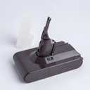 21.6V V8 4.0Ah Battery Replace for V8 Li-ion Battery, 4000mAh Lithium ion Battery Compatible with SV10 V8 Animal, Absolute, Motorhead, Carbon Fiber, Fluffy Series Cordless Vacuum