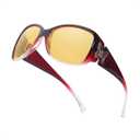 Myiaur Night Vision Driving Glasses for Women, Polarized Yellow Lens Nighttime Glasses for Glare Reduction