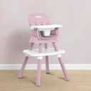 Jeep Milestone 6-in-1 Convertible High Chair by Delta Children, Light Pink