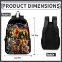 Merch Casual Backpack Large Waterproof Lightweight Daypack(Type A)