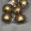 6 Pcs Artificial Golden Apples for Decoration, Realistic Fake Apple Plastic Fruit for Home Decor, Decorative Fake Fruit Bowl Fillers for Kitchen Table Centerpieces