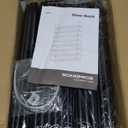 SONGMICS Shoe Rack, 10-Tier Shoe Organizer, Metal Storage Shelf, Upright or Upside Down, for 44-55 Pairs, for Entryway, 11.8 x 36.2 x 68.1 Inches, Black 