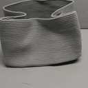 Storage Baskets for Organizing & Shelves, Woven Cotton Rope Organization Bins for Dog Toys, Clothes, Books, Nursery Organizer, 15" Lx11 Wx9.5 H, (1 Pack) Grey