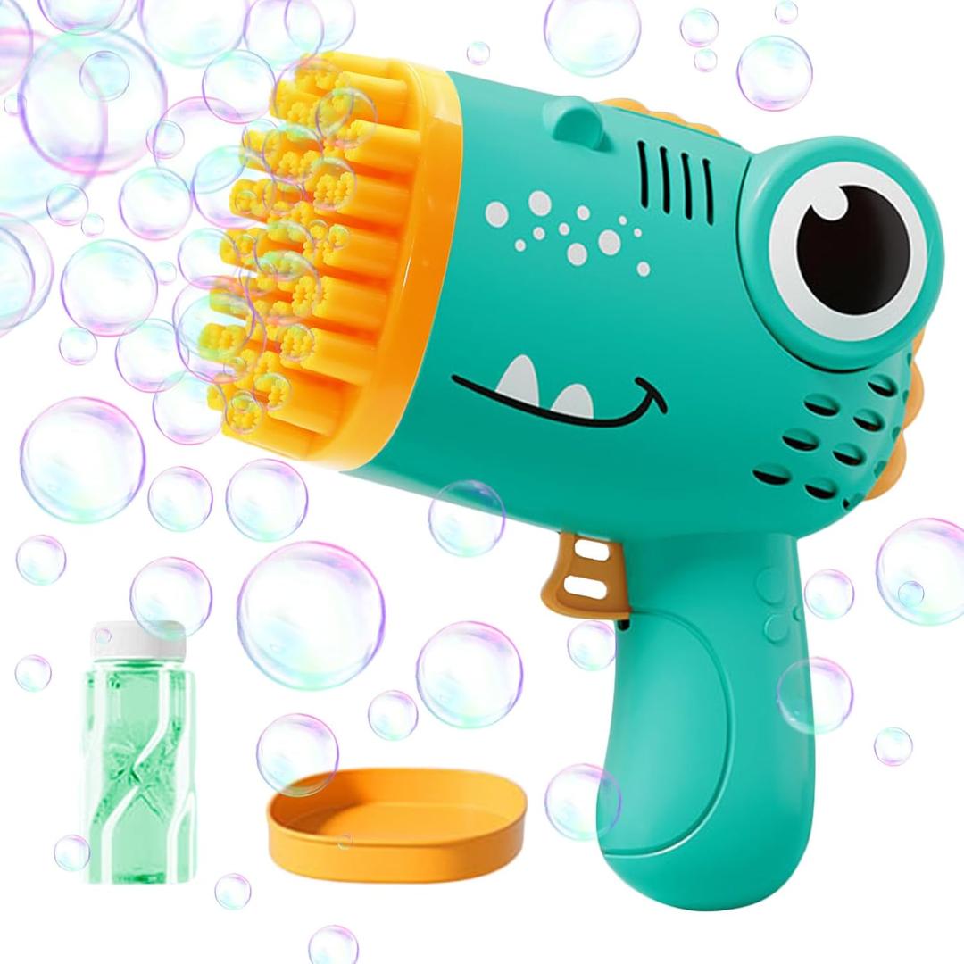 Bubble Gun for Toddlers, Automatic Bubbles Blower Maker Bubbles Perfect Toys for 3-8 Year Olds Kids, Ideal for Indoor Outdoor Wedding Parties Great Gifts for Ages 4-8