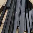 Full XL Over Queen Metal Bunk Bed, Heavy Duty Bunk Beds with Ladder and Slats Support, Queen Bunk Beds,Space-Saving Bunk Bed Frame for Adults Teens, Black