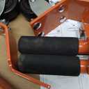 2 Pack Heavy Duty Ladder Roof Hook with Wheel Rubber Grip T-Bar for Damage Prevention,500 lbs Weight Ratin,Fast & Easy to Access Steep Roof