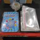 FLYSNK 24 Pack Valentines Day Cards for Kids with Fidget Stress Balls Valentines Mesh Grape Squeeze Toys Classroom Exchange Gifts, Party Favors & School Prizes for Boys Girls