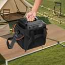 Travel Carrying Case Compatible with Jackery Explorer 1000, Portable Power Station Storage Bag with waterproof fabric and Front Pockets for Charging Cable and AccessoriesW13.5*D9.5*H11.5 inches