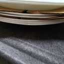 Corelle Vitrelle 7-Piece Dinner Plates Set Triple Layer Glass and Chip Resistant, Lightweight Round Plates, Winter Frost White