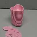 20-Pack Heart-Shaped Facial Mask Mixing Bowls with Spatulas - DIY Skincare Tool Kit for Spa-Quality Mud Masks, Perfect for Home Beauty Salon & Professional Estheticians