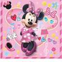 40pcs Minni-e Party Supplies include 20 plates, 20 napkins for the birthday party decoration