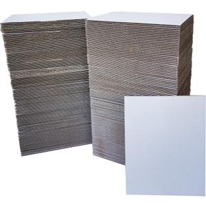 200 Packs 3.5x4.5 Inch Corrugated Cardboard Sheets, Premium White Corrugated Cardboard Inserts Bulk Flat for Sports Card Protectors, Trading Card Folders Mail Shipping Stiffeners, Cardboard Divider