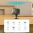 4G LTE Hidden Spy Camera, Cellular Security Cameras Wireless Indoor with 4G SIM Card (No WiFi) with Motion Detection, Night Vision, 2-Way Talk & Siren, Phone App Remote Control