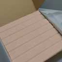 Felt Bulletin Board Tiles Large 36" x 24" Cork Board Alternative-6 Pack with 40 Adhesive Tabs, Thick Slat Wall Panels for Office Decor, Push Pin Board Wall Organizer Alternative - Pink