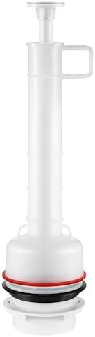 Dreyoo Flush Valve Replacement for 210-1112, Compatible with Mansfield Toilet Tank Models with 3 Gallon Flush, for All Trip Levers, Replacement Toilets Flush Valve Parts, Tower Type, Plastic