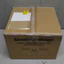 Small Rattan Lamp Shades Set of 2, Boho Lamp Shades for Table Lamps, 5.5" Top x 10" Bottom x 6.6" High, Wicker Lampshade Replacement for Bedroom, Hand Woven, Spider, Bulb Clip Adapters Included