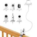 Gusfeliz Universal Holder for Baby Monitor, Baby Camera Mount Bracket for Baby Monitor, Babyphone Accessories Stand for mom Cozy/Boifun/Babystar/Philips Video, Mobile Phone Clip