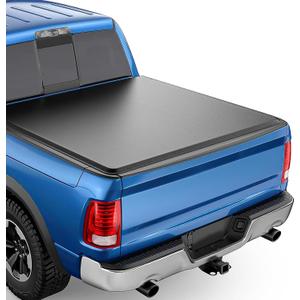 6.5FT Soft Roll Up Truck Bed Tonneau Cover for 2004-2014 Ford F-150, 2006-2008 Lincoln Mark LT 6.5 FT (78") Bed Styleside Fleetside
