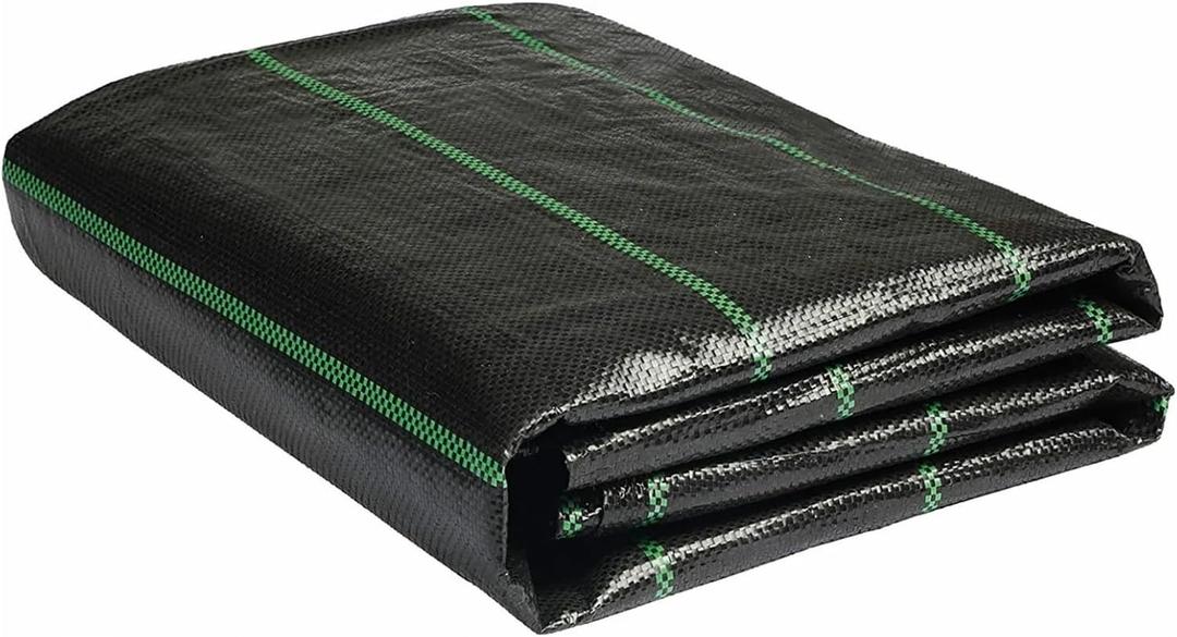 Weed Barrier Landscape Fabric Heavy Duty 6FT X 100FT Premium 3.2oz Ground Cover Landscape Fabric Gardening Mat,Woven Geotextile Fabric for Underlayment, Commercial Driveway Fabric