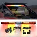 WeiSen Multi-Function 30" Rear Straight Chase Light Bar Kit with Wiring Harness and Light Mounting Bracket Compatible with Polaris RZR Pro XP Turbo R 2020-2025