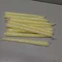 12 Pack Ivory Taper Candles 10 inch - Taper Candles Dripless, Smokeless, Unscented - 8 Hours Long Burning - Hand Poured Tall Candlesticks - Perfect for Home Decor, Weddings, and Special Occasions
