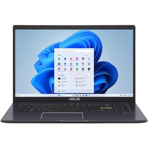 ASUS 15.6 Vivobook Go Slim Laptop, Thin & Portable for Student Study, Intel Dual Core N4500, 4GB RAM, 128GB SSD, Windows 11, Star Black, L510KA-ES04