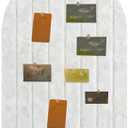Foldable Bulletin Board 24x16 inches, 0.35" Thick Felt Wall Tiles, Large Cork Board with Adhesive Sticker, Round Edges Wall Panels for Office Bedroom Living Room, Decorative Board (Silver Grey)