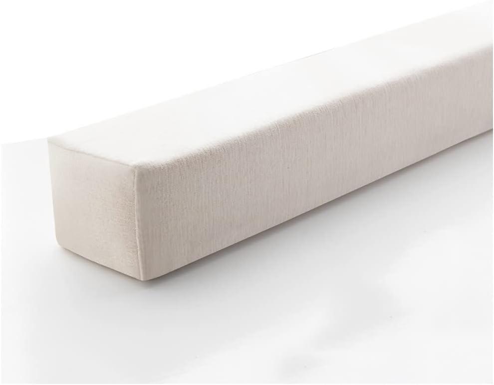 Long Bed Sofa Gap Filler Bed Gap Filler Support Bedside Protection Cushion Gap Filled Bed Sofa Headboard Pillow Armrest Pillow Sofa Support Sofa Pillow Support (Color : Beige, Size : 20X8X80cm)