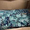 GarveeHome Forest Rugs 8x10, Blue Green Washable 8x10 Area Rug for Living Room, Botanical Low Pile Non Slip Stain Resistance Large Carpet for Office Dining Room, Farmhouse