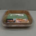 10 Inch Largest Square Air Fryer Disposable Paper Liner, XXL 100Pcs Air Fryer Parchment Liners for 8QT or Bigger Air Fryer, Nonstick, Food Grade Baking Paper for Frying, Roasting and Microwave