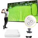 Amazon.com : amazgolf Golf Simulator Impact Screen118 * 78 98 * 98 118 * 118 118 * 138 for Golf Training, Indoor Golf Simulators, Washable Golf Impact Screen for Golf Practice : Sports & Outdoors