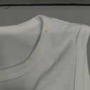 Cioatin Women Ribbed Button Down Tank Tops Sleeveless Crew Neck Slim Fit Open Front Crop Vest Going Out Y2K Clothes White Medium