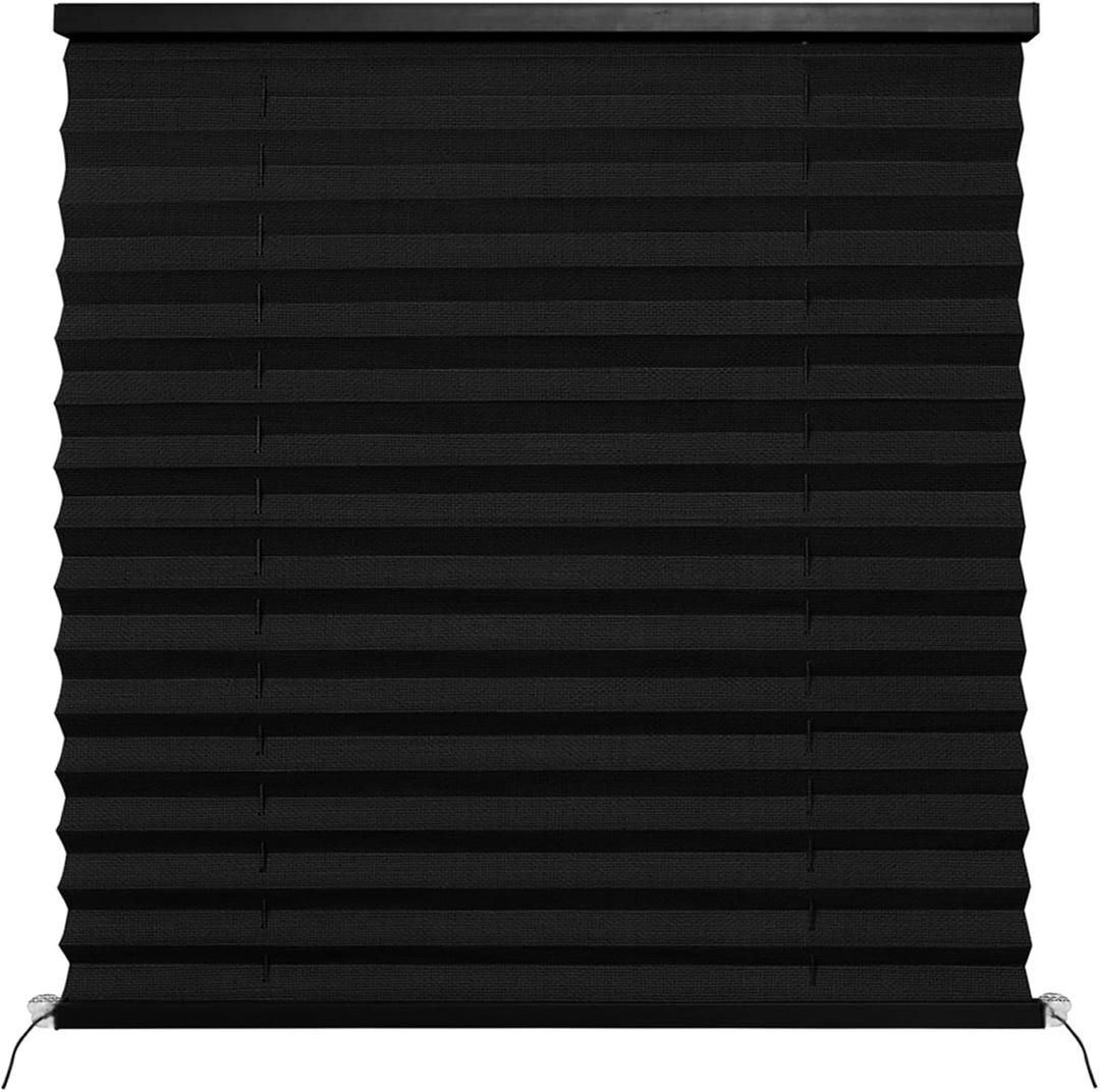 NOVINO RV Blinds Shades for Camper Windows,Camper Blinds for Travel Trailer | 20"W x 24"L RV Window Shade for Travel Trailer Motorhome,UV&Privacy Protection,Heat&Light Block,Easy Install and Clean, Black