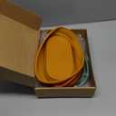 Honeydak 4 Pcs Silicone Bread Proofing Baskets Oval Banneton Basket 10" Collapsible Sourdough Bread Baking Supplies Non-stick Dough Proofing Bowls Container Oven Safe for Breads Making (Retro Color)