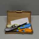 4PCS Butane Lighter Refillable Flame Lighter for BBQ Candle(No Butane Inside) (Blue)