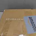 StorageWorks Large Under Bed Storage Containers with Handles and Label Holder, 2 Pack Ultra-thick Fabric Underbed Bins, Closet Organizer for Clothes, Blankets, Sweater (Beige)