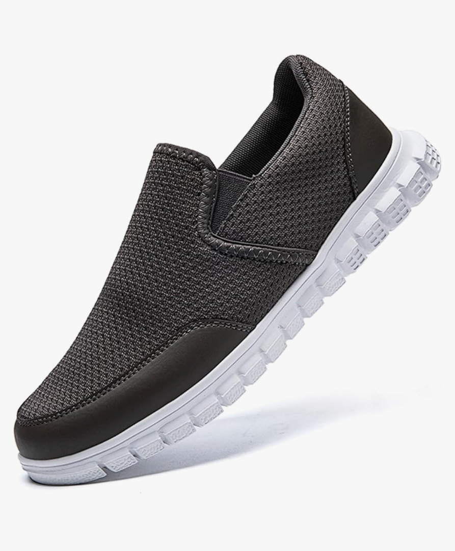 Mens OT Revolution Size 10 Slip On Sneakers Dark Grey