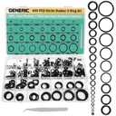400Pcs Black Small O Ring Assortment Kits 24 Sizes o Ring kit Metric Nitrile Rubber O Ring Set,Faucet Repair kit, Hose, for Car Auto Vehicle Repair Faucet Plumbing Air -ID*CS(mm)