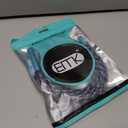 EMK 1/4 to 3.5mm Adapter, 1/4" Female to 1/8" Male Stereo Audio Adapter for Speaker,Amplifiers, Guitar, Home Theater Devices, Laptop, Headphones (6.6FT/2M)