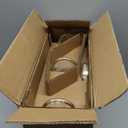 Bathroom Light Fixtures, 3-Light Gold Vanity Light Fixtures with White Tulip Glass Shades, Bathroom Lighting Fixtures Over Mirror for Bedroom, Living Room & Hallway (Bulbs Not Included)