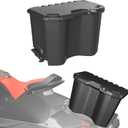 7.8Gal/30L Rear Cargo Box for Can Am Maverick X3 MAX, Waterproof Rear Bed Tool Storage Modular Box for Can Am Maverick Trail, Defender, Ski Doo Commander Accessories, Replacement #715006830