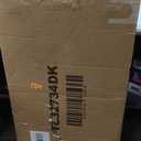 Goplus Jumbo Folding Shopping Cart with Rolling Swivel Wheels, Foldable Grocery Cart on Wheels with Double Basket, Heavy Duty Utility Cart, Shopping Carts for Groceries Laundry Book Luggage Travel