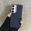 for Samsung Galaxy S23 Phone Case Navy Blue, [10 FT Drop Protection] Soft TPU Non-Slip Shockproof Protective Bumper Cover