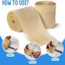 WILLBOND Carpet Cord Cover Cable Protector Floor Cover Cable Protector Management Only for Commercial Office Carpet(19.69 ft,Khaki)