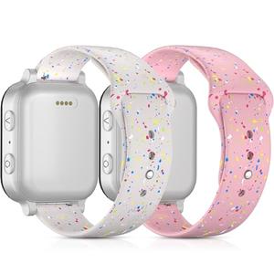 Polyjoy Silicone Band Compatible with Gizmo Watch 3Adventure 3 2 1/Gabb 3e 3 2 1/SyncUP kids Watch 2 1/Cosmo JrTrack 5 4 3 2SE 2 1/AT&T amiGO Jr, 20mm Soft Sport Replacement Strap