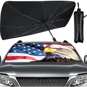 Windshield Sunshade Umbrella for Car Front Window Eagle Sun Visor for Car Windshield Sun Shade Cover Shade Automotive Interior Heat Insulation Protector Blocks UV for Men Women